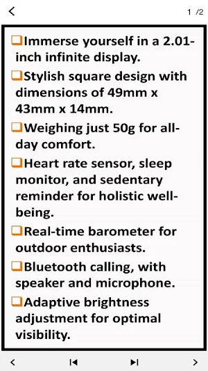 S9 Ultra SmartWatch Features Screenshot 3