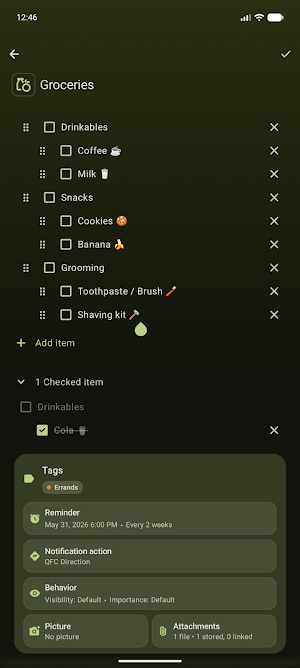 Remember: Notes & Reminders Screenshot 2