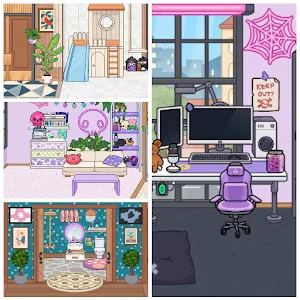 Aesthetic Toca Boca Room Ideas Screenshot 3