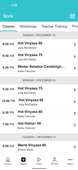 Thrive Power Yoga Screenshot 1