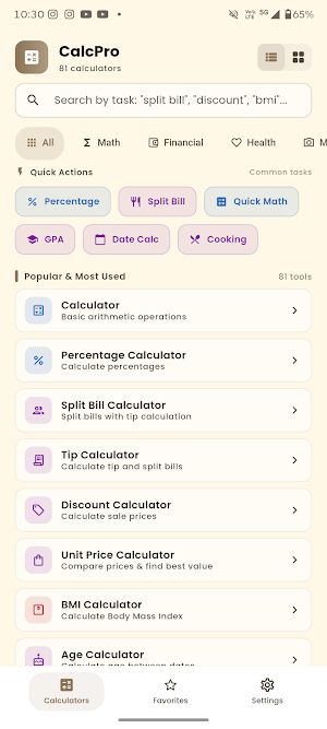 CalcPro – Smart Calculator Screenshot 0
