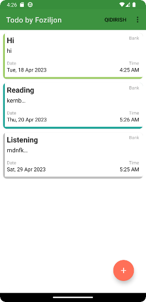 To do Screenshot 1