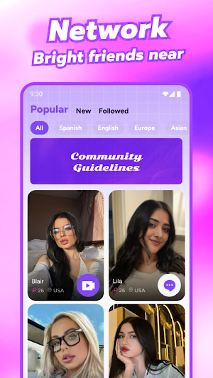Cutely - Social Connect Screenshot 0