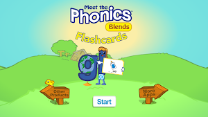 Meet the Phonics - Blends Flashcards Screenshot 0