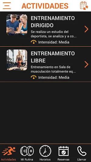 Energy Fitness Screenshot 1