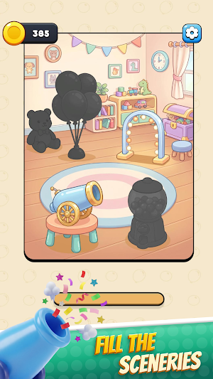 Pop Cannon Sort: Color Puzzle Screenshot 2
