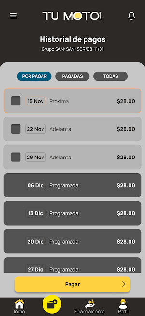 TuMoto.app Screenshot 2