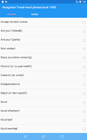 Hungarian Travel word phrase book 1000 Screenshot 2