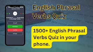 English Phrasal Verbs Quiz Screenshot 0
