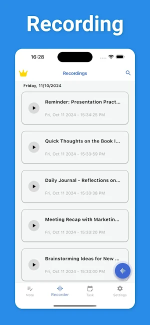 Voice Memos, Voice Recorder Screenshot 2