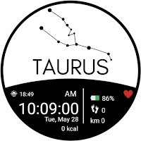 Taurus Zodiac Sign Watch Face