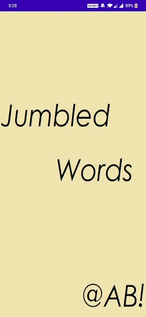 Jumbled Words Screenshot 1