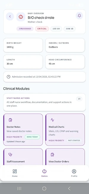 Purple NICU Screenshot 0