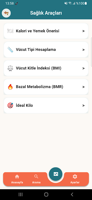 Fit Beslenme Screenshot 1