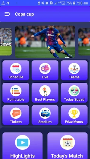 Copa America 2024 Live Schedul Screenshot 0