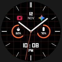 Night 16A -Analog Watch Face
