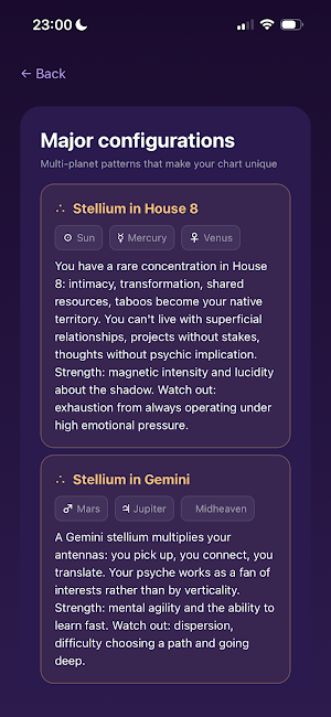 Lunation - Moon & Astrology Screenshot 3