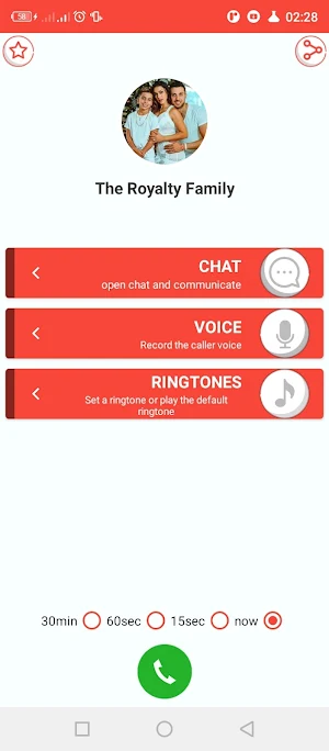 Fake Call The Royalty Family Screenshot 0