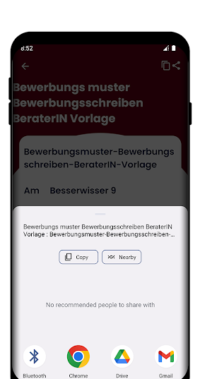 Bewerbungs Schreiben Deutsch Screenshot 3