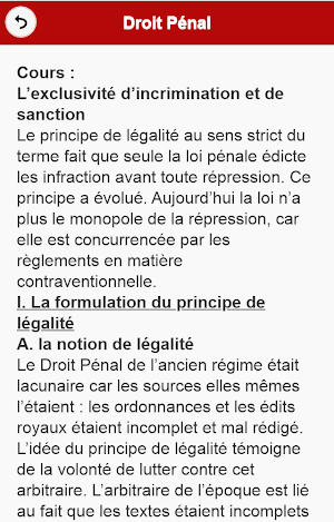 Cours de Droit Pénal Screenshot 2