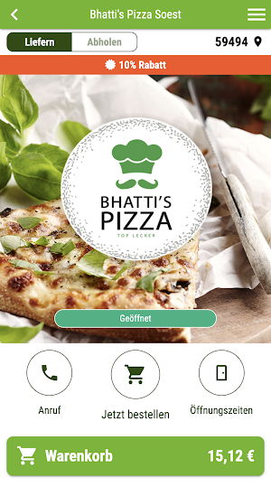 Bhatti's Pizza Soest Screenshot 0