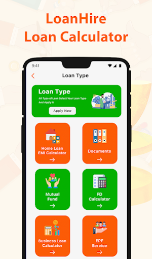 LoanHire - Loan EMI Calculator Screenshot 3
