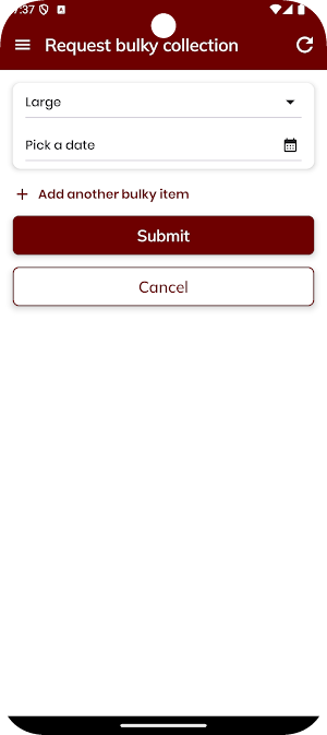 Adams Sanitation Customer App Screenshot 1