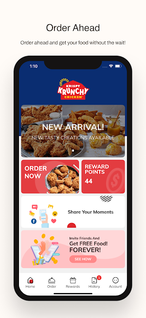 Krispy Krunchy Chicken Screenshot 0