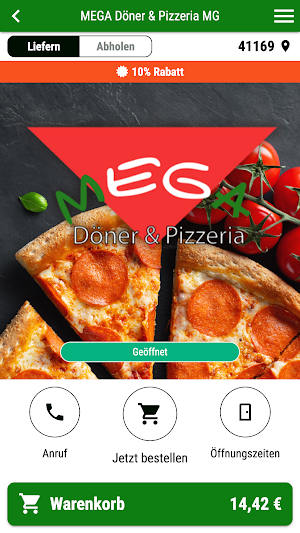 MEGA Döner & Pizzeria MG Screenshot 0