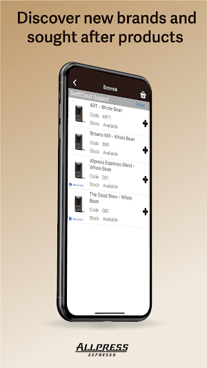 Allpress B2B Order Hub Screenshot 3