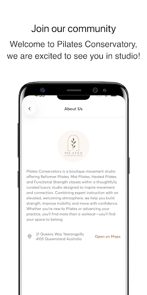 Pilates Conservatory Screenshot 2