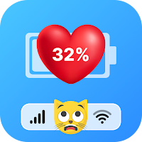 Cute Emoji Battery Icon Bar