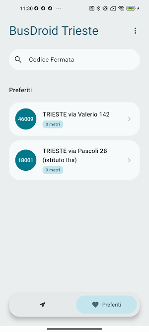 BusDroid Trieste Screenshot 2