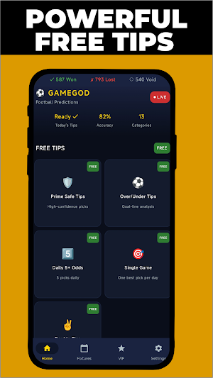Football Predictions: GameGod Screenshot 0