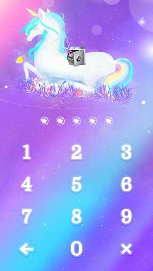 AppLock Theme Unicorn – Paid Theme Screenshot 1