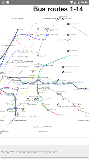 BANGKOK BUS MAP Screenshot 1