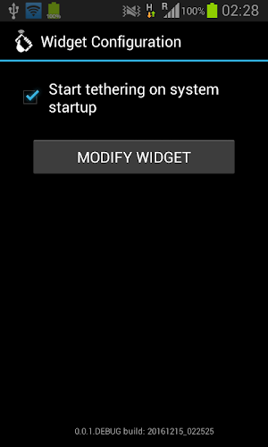 Auto WiFi Tethering (widget) Screenshot 3