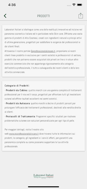 Laboratori Italiani Screenshot 1
