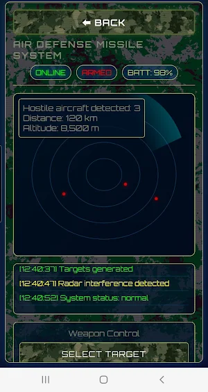 Military Report System Screenshot 2