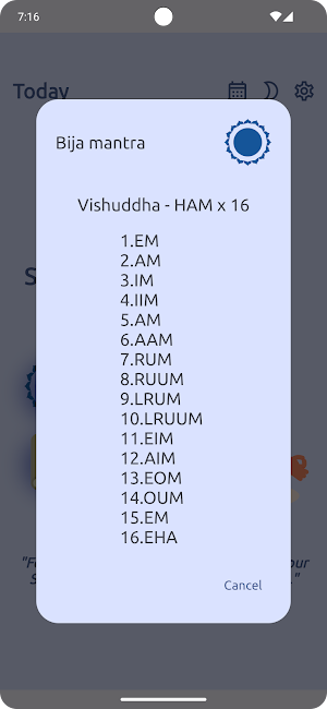 Sahaja Calendar Screenshot 3