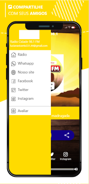 Radio Cidade 98.1 FM Screenshot 3