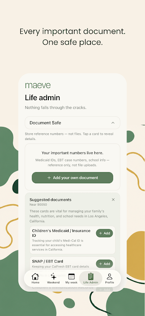 Maeve - Family Planner Screenshot 1