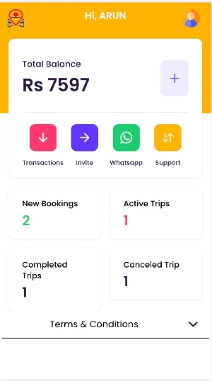 YAZH DROP TAXI - DRIVER APP Screenshot 1