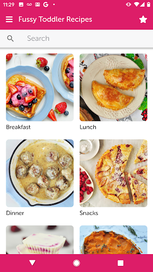 Fussy Toddler Recipes Screenshot 0