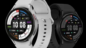 Diagonal Text ZKin Watch Face Screenshot 2