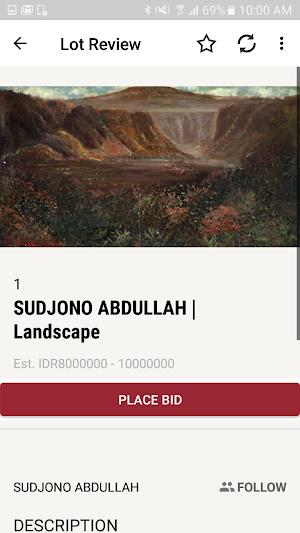 MASTERPIECE Auction Screenshot 2