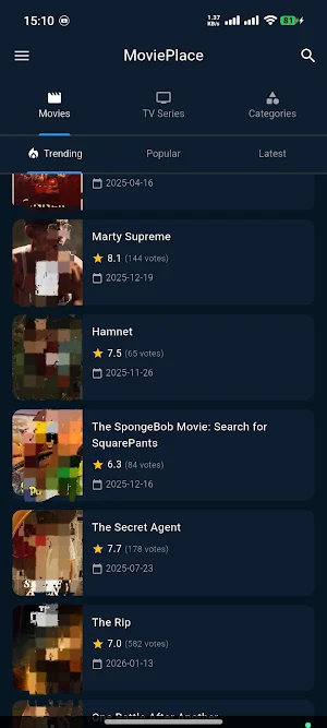 MoviePlace Downloader Screenshot 0