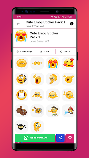 WASticker - Stickers and emoji Screenshot 2