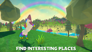 🦄🌈 Unicorn Family Simulator - Magic Horse World Screenshot 3