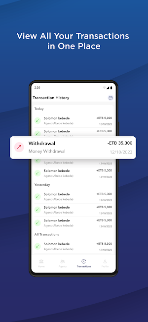 Dashen Bank Merchant Screenshot 1
